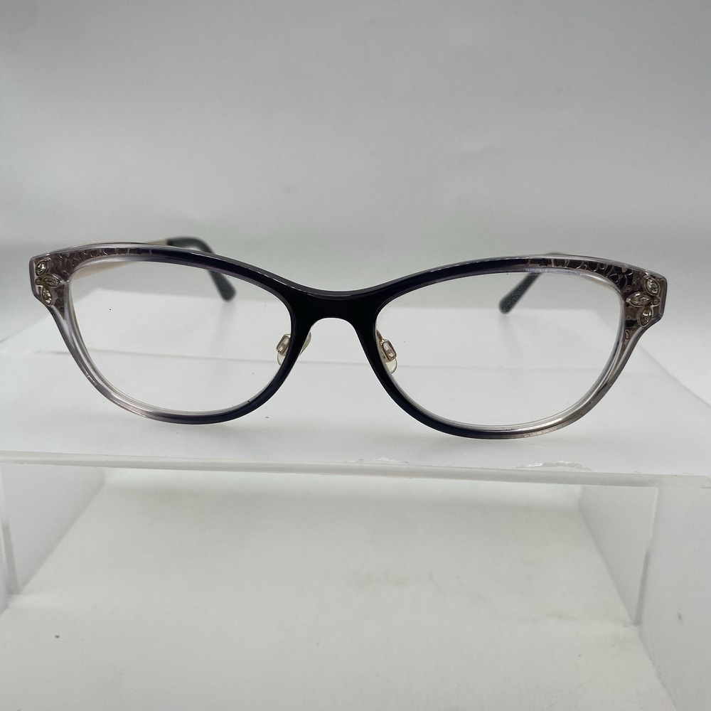 Bebe Eyeglasses Women FRAME ONLY BB5168 Cat Eye 53-17-140 Jet Gradient 536